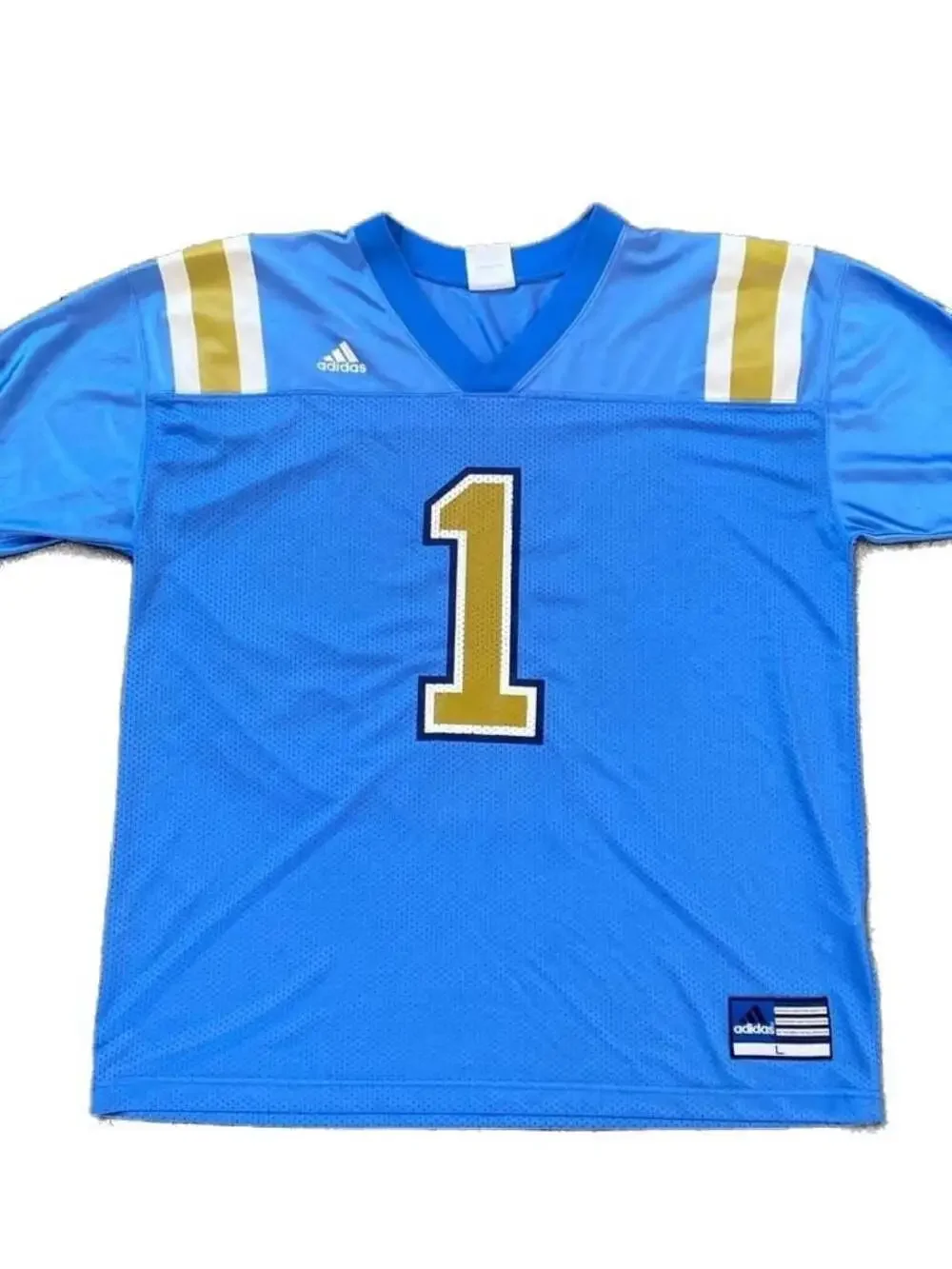 Vintage Adidas UCLA Bruins Football Jersey #1 Blue Stitched